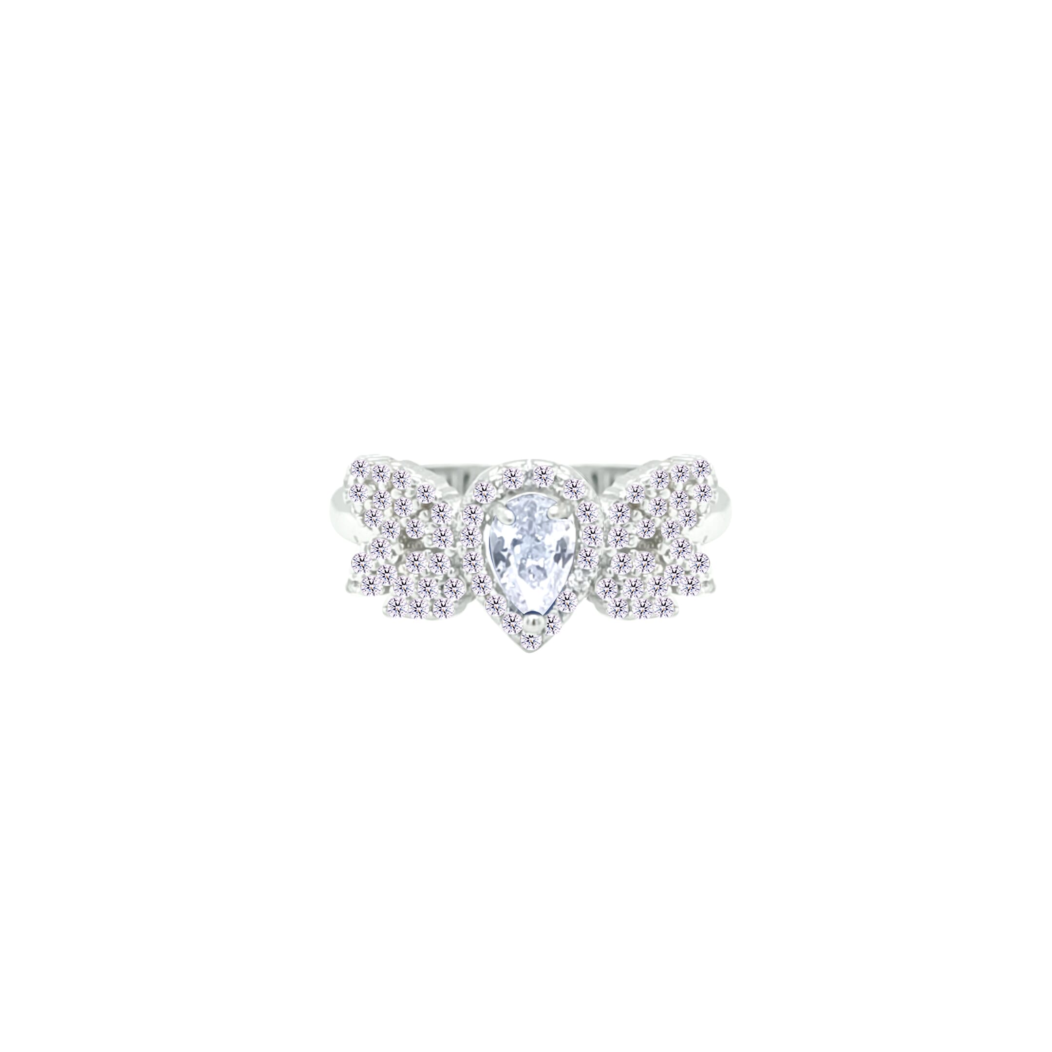 Asfour Crystal Jewelry Set With Art Deco Design In 925 Sterling Silver -SM0024-8