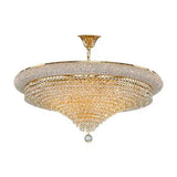 Simple Classic Chandelier 8 Bulbs Gold