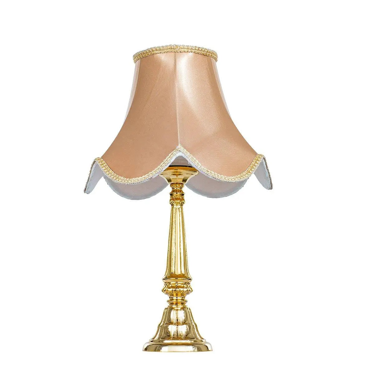 Asfour Crystal BrassTable Lamp Gold Without Crystal