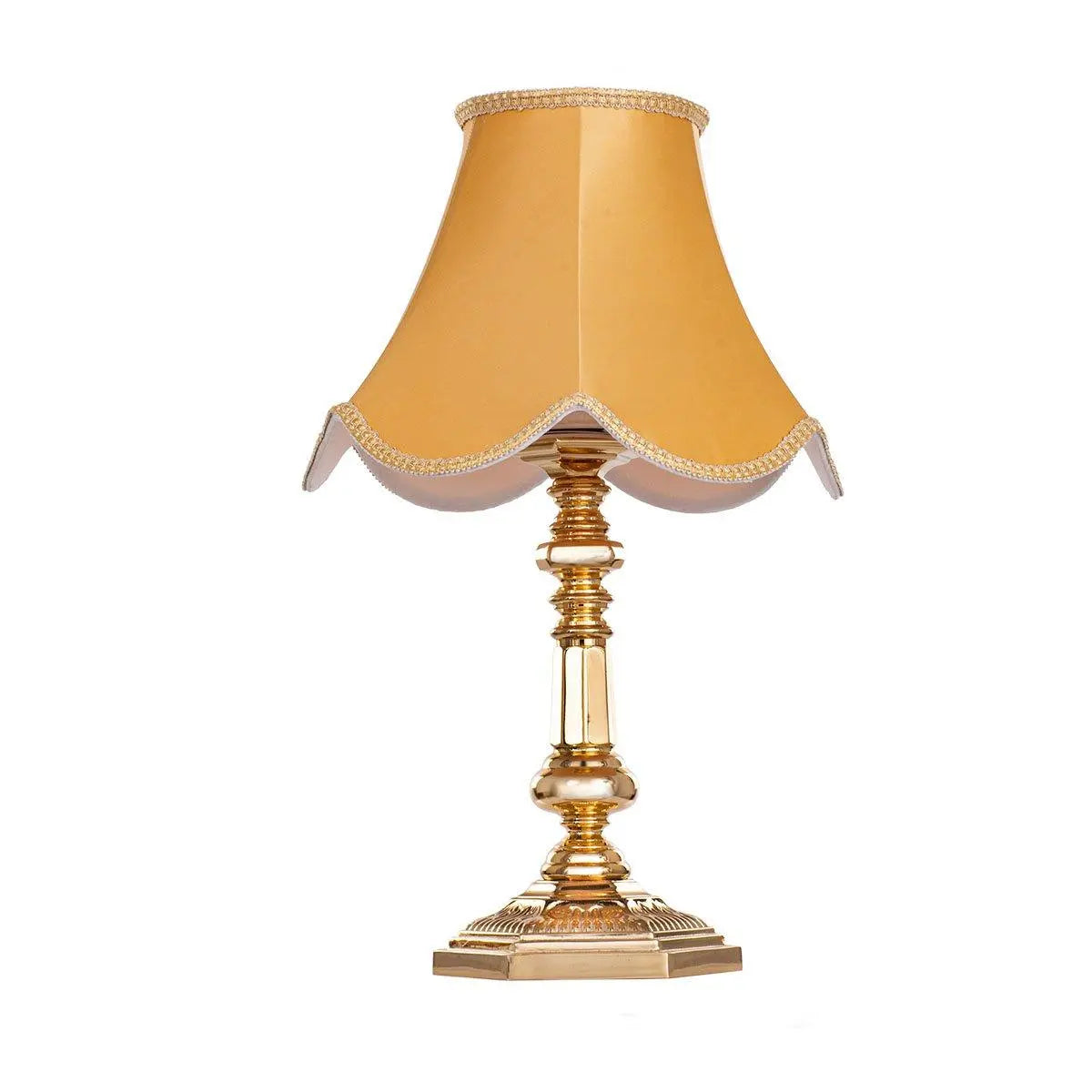 Asfour Crystal BrassTable Lamp Gold Without Crystal