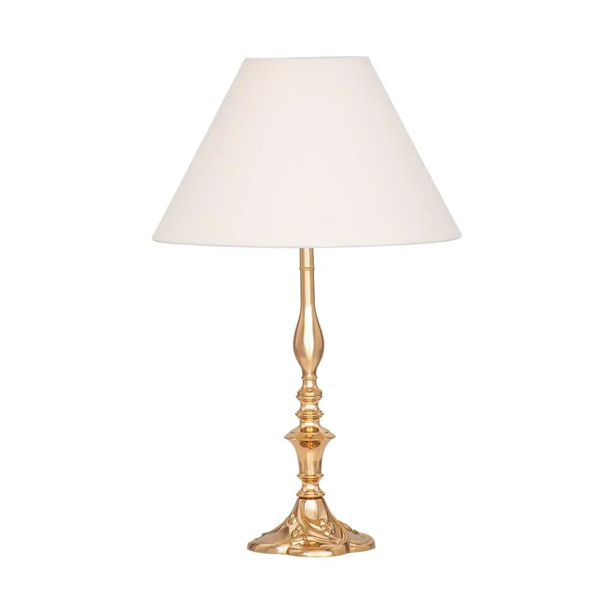 Asfour Crystal BrassTable Lamp Gold Without Crystal