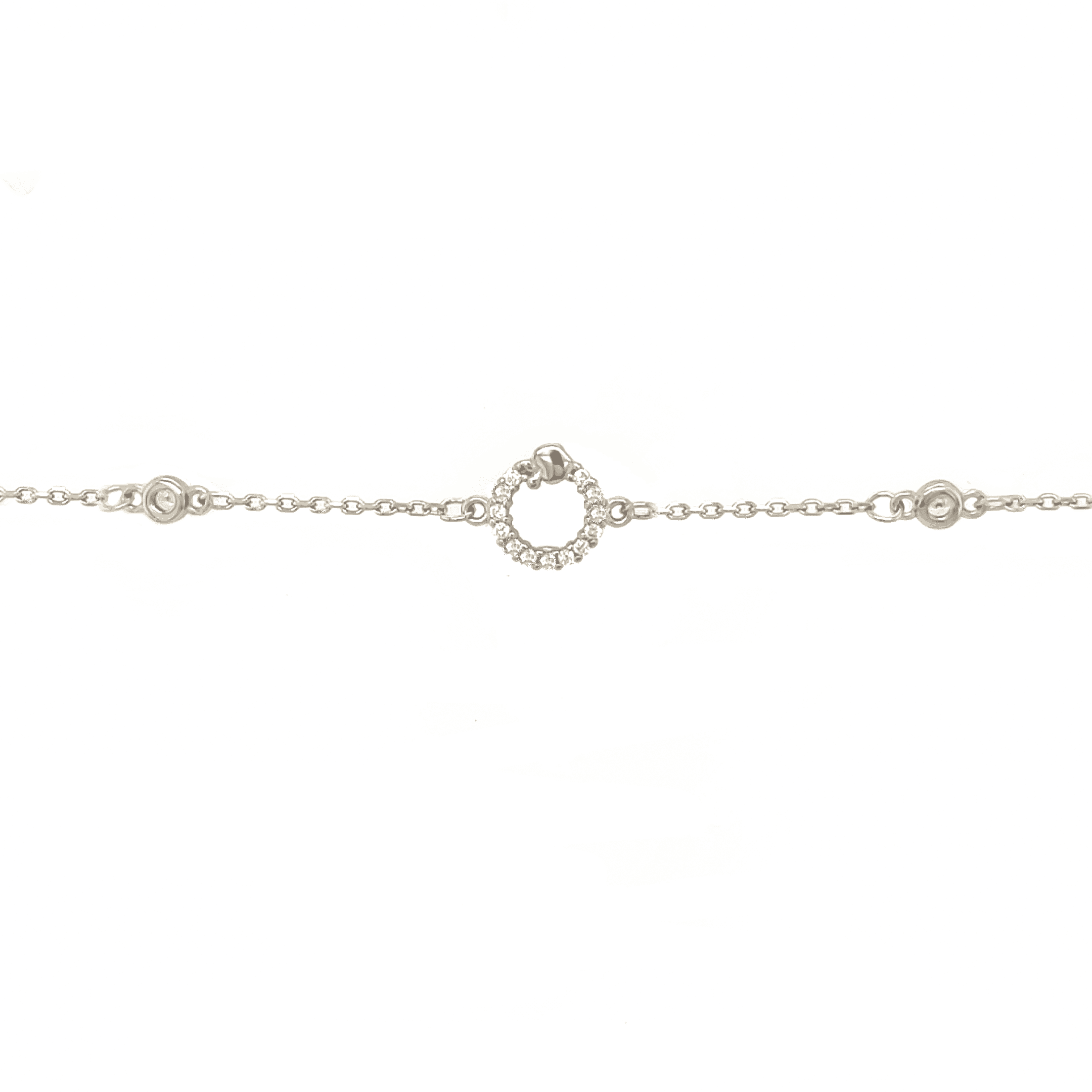 Asfour 925 Sterling Silver Bracelet, Silver