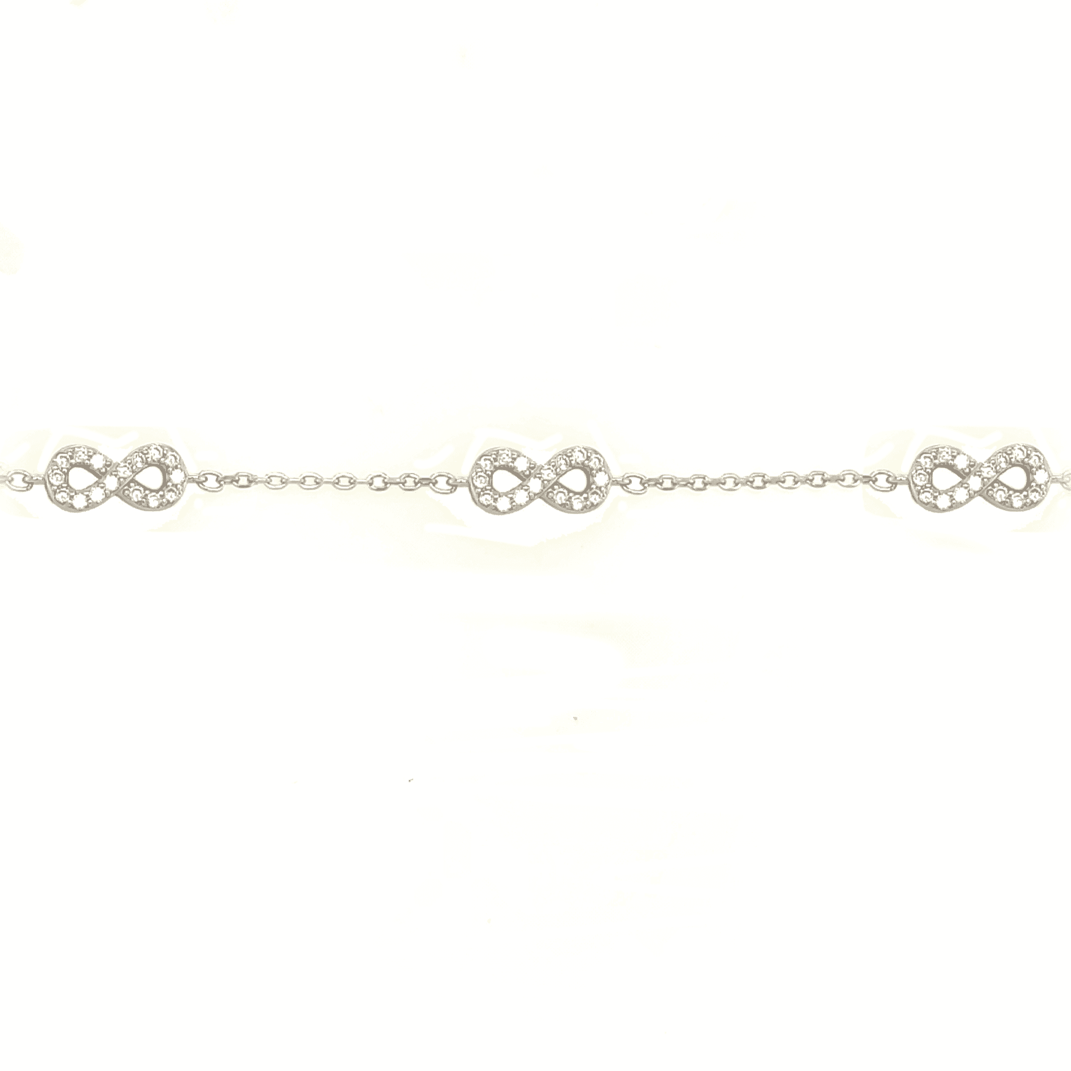 Asfour 925 Sterling Silver Bracelet, Silver