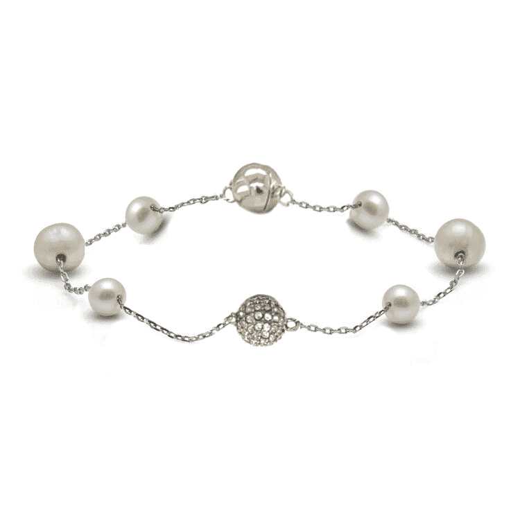 Asfour 925 Sterling Silver Bracelet, Silver