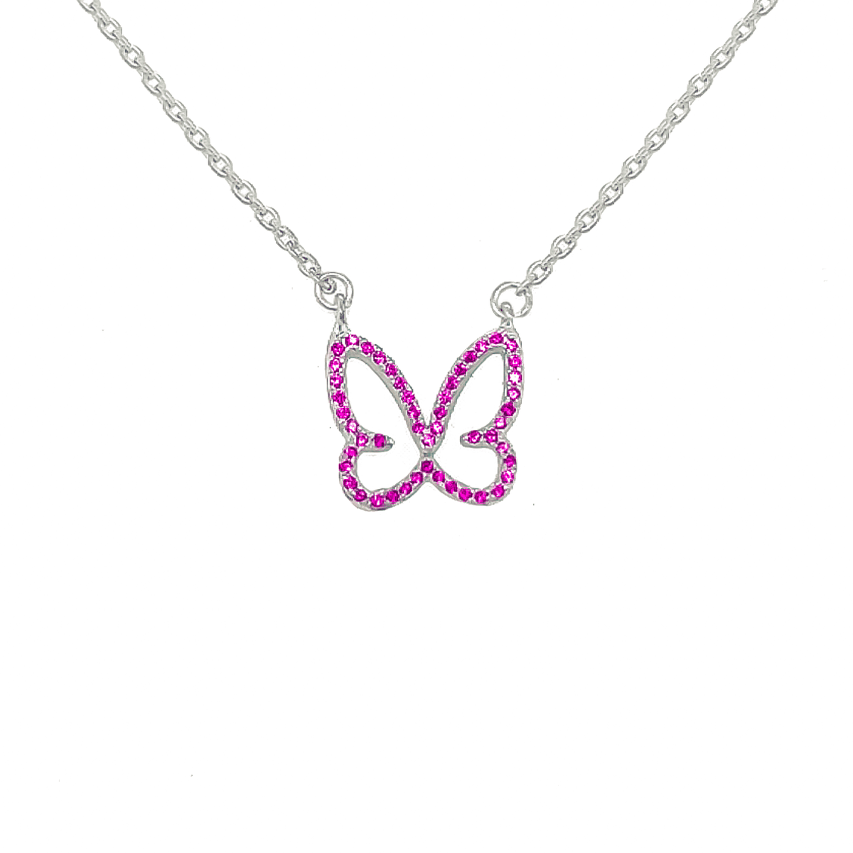 Asfour 925 Sterling Silver Necklace - NR0168-R