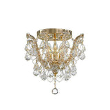 Asfour  Maria Theresa Ceiling Lamp 4 Bulbs - Gold - Ball & Octagon Clear