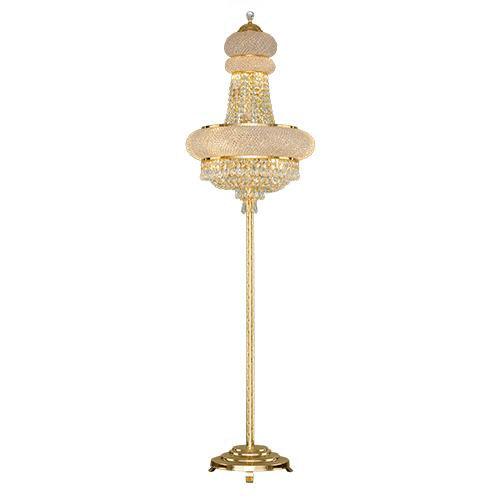 Empire - 13 Bulbs - Gold - Bead, Octagon, and Drop Clear