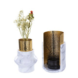 TIARA Modern Marble Vase & Candle holder