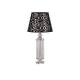Classic Table Lamp 3 Bulb Gold Oxide  Crystal (Without Shade)