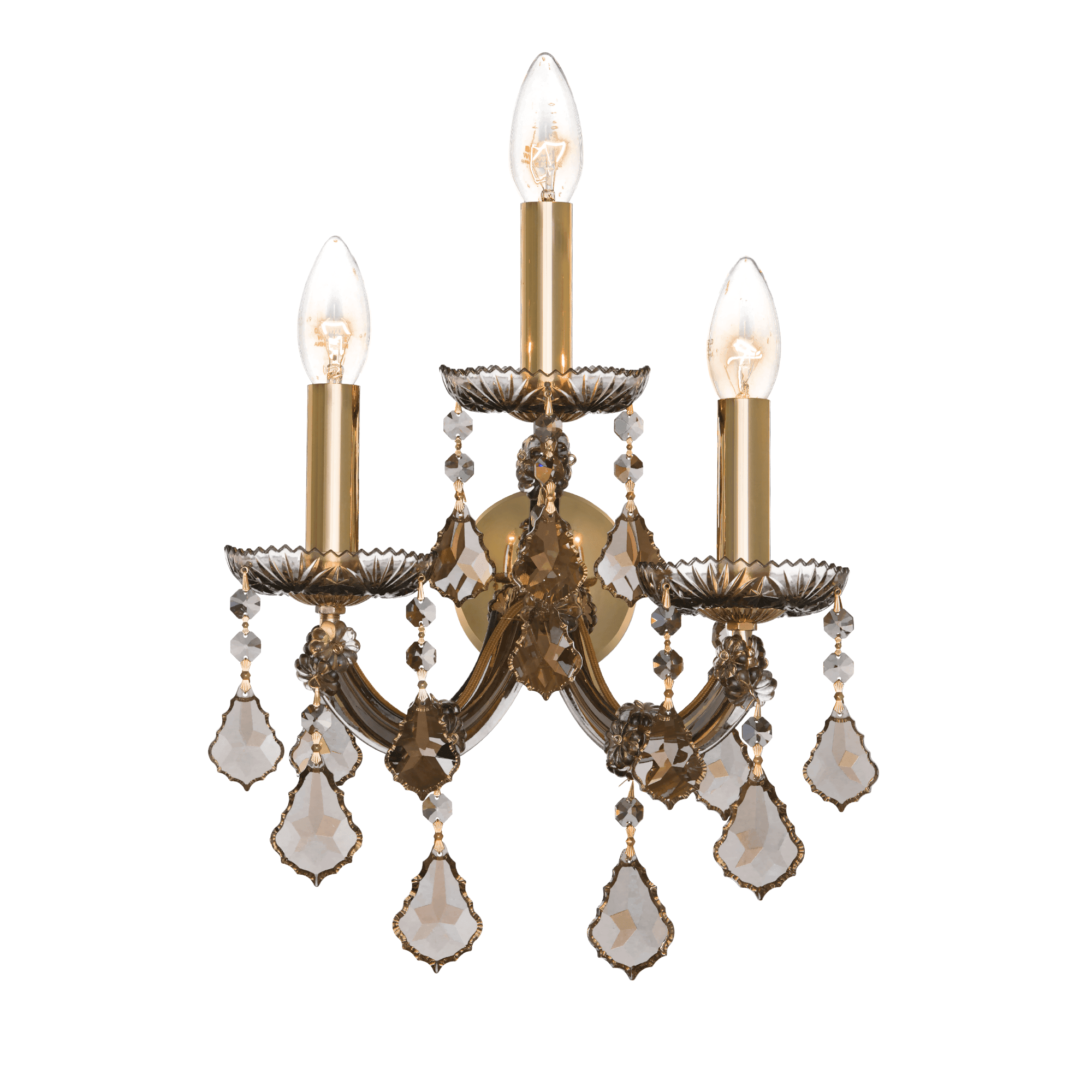 Asfour-Crystal-Lighting-Maria-Theresa-Collection-Maria-Theresa-Wall-lamp-3-Bulbs-Gold