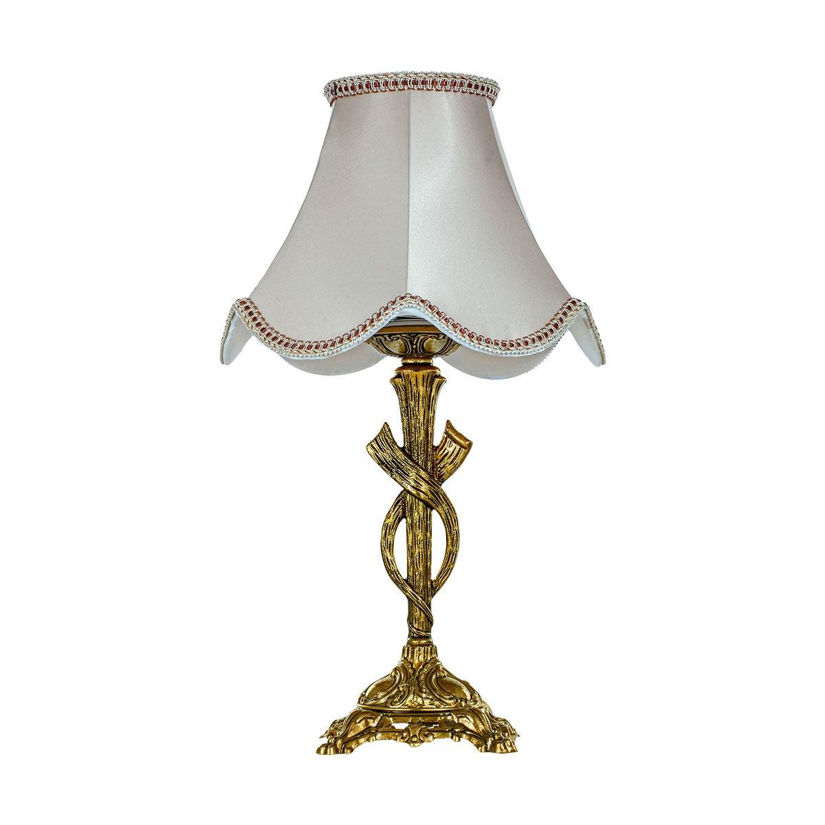 Asfour Crystal BrassTable Lamp Copper Ox. Without Crystal