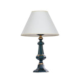 Table Lamp Gold Dark Green (With Shade)