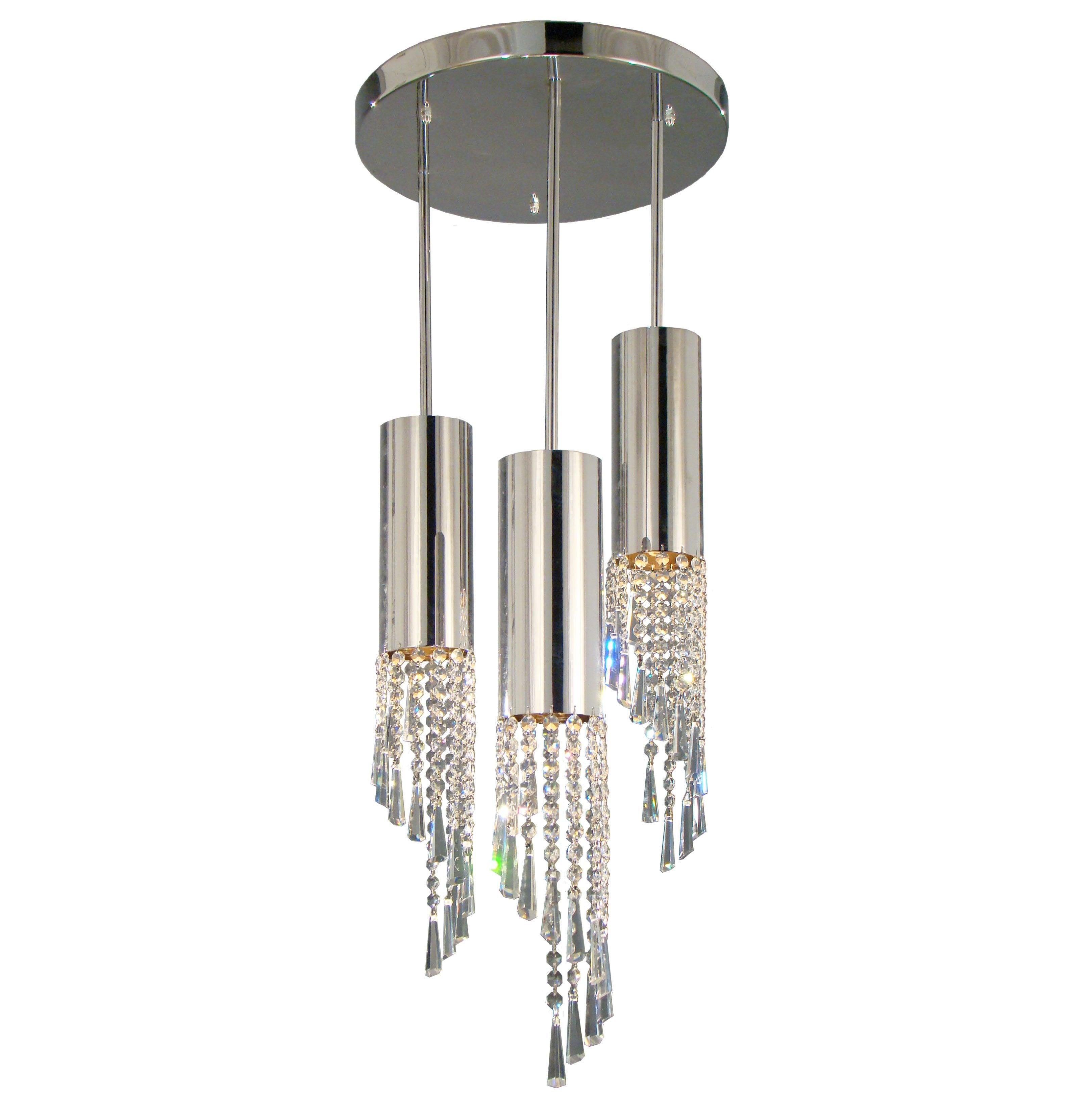 Fashion - Ceiling Lamp - Chrome Drop - Asfour Crystal
