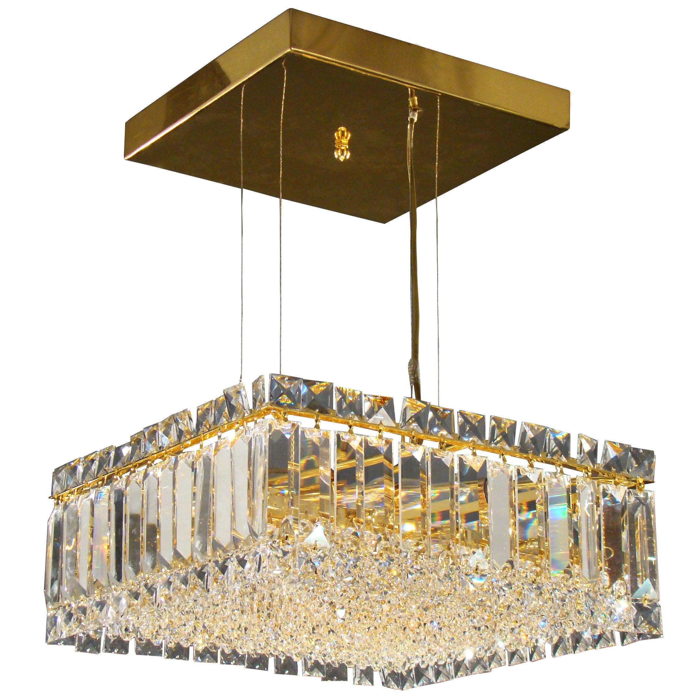 Fashion - Ceiling Lamp - Gold - Pendeloque Golden Shadow - Asfour Crystal
