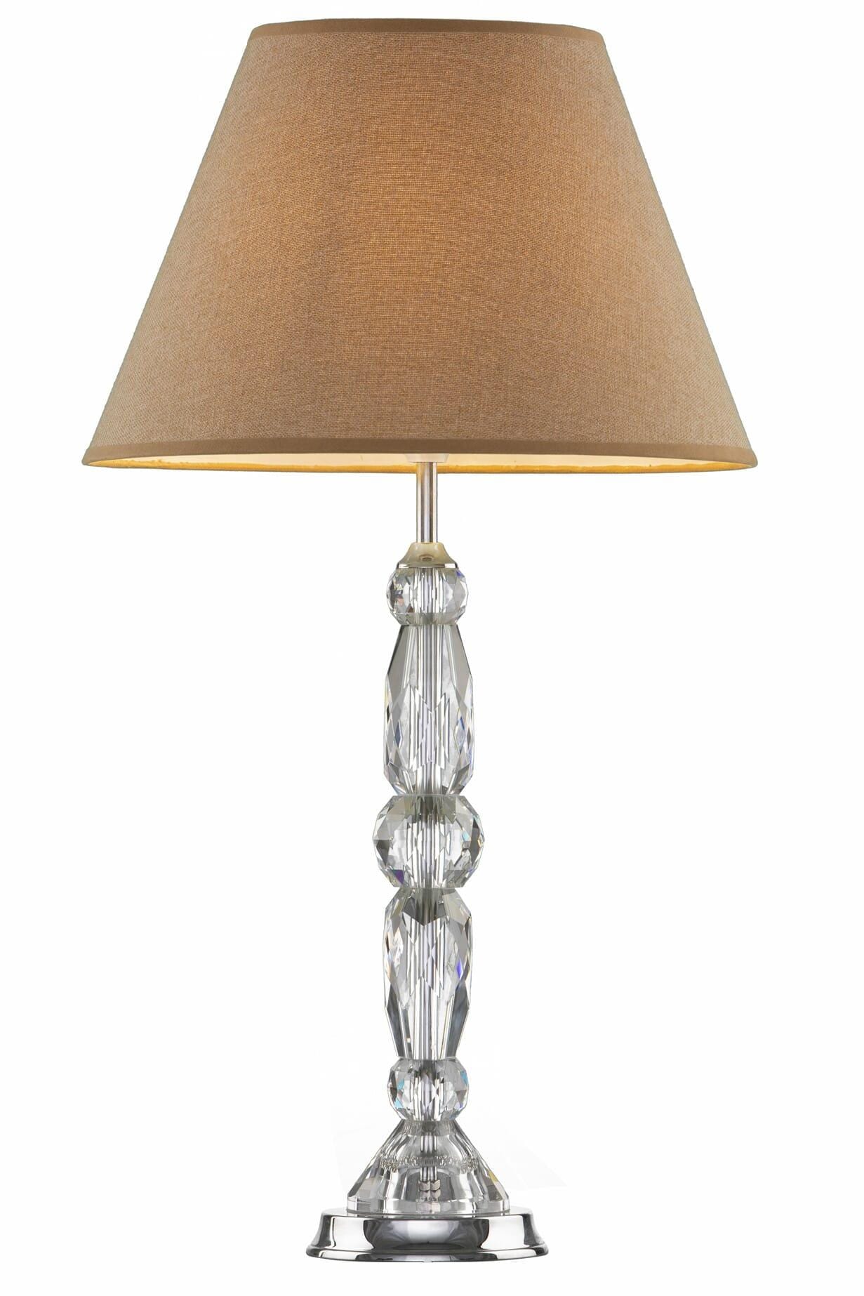 Table Lamp 16/3000/37 Chrome Without Crystal Without Shade -  Bulb