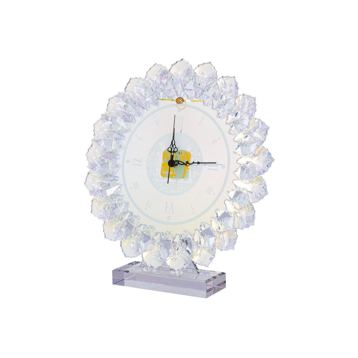 Crystal Clock - Clear - Asfour Crystal
