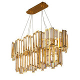 Tiara Ceiling Lamp 8 Bulbs - Gold Matt
