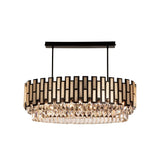 Tiara Ceiling Lamp - 10 Bulbs - Matte Gold X Black