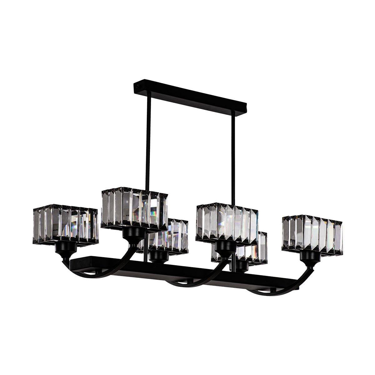 Asfour-Crystal-Lighting-TIARA-Ceiling-Lamp-6-Bulbs-Black19