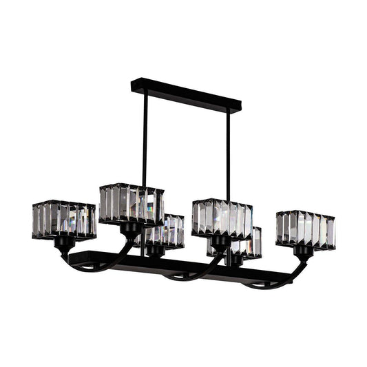 Asfour-Crystal-Lighting-TIARA-Ceiling-Lamp-6-Bulbs-Black19