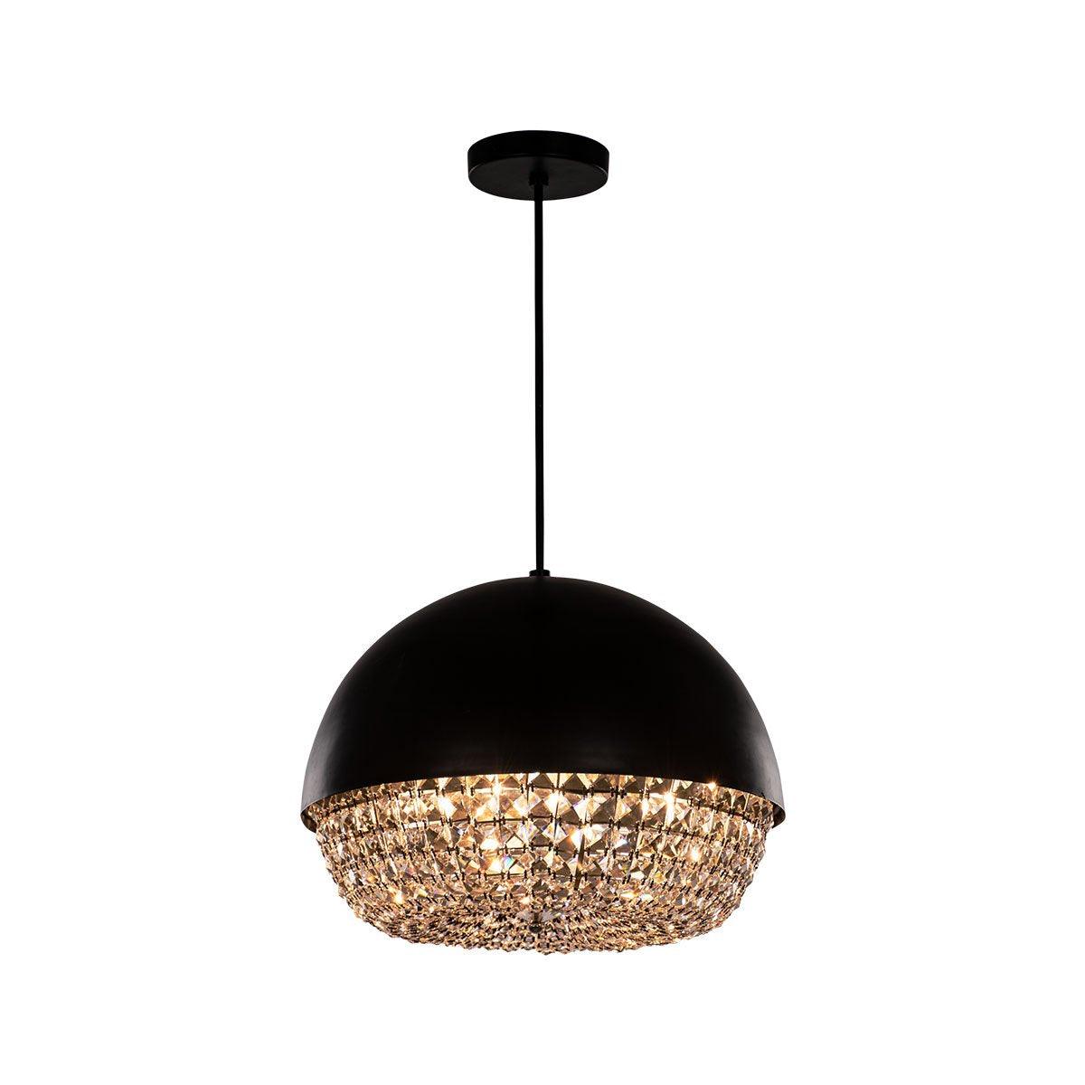 Asfour-Crystal-Lighting-TIARA-Ceiling-Lamp-4-Bulbs-Black18