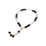 Rosary Black And Transparent Beads