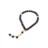 Black Rosary Medium Beads Crystals