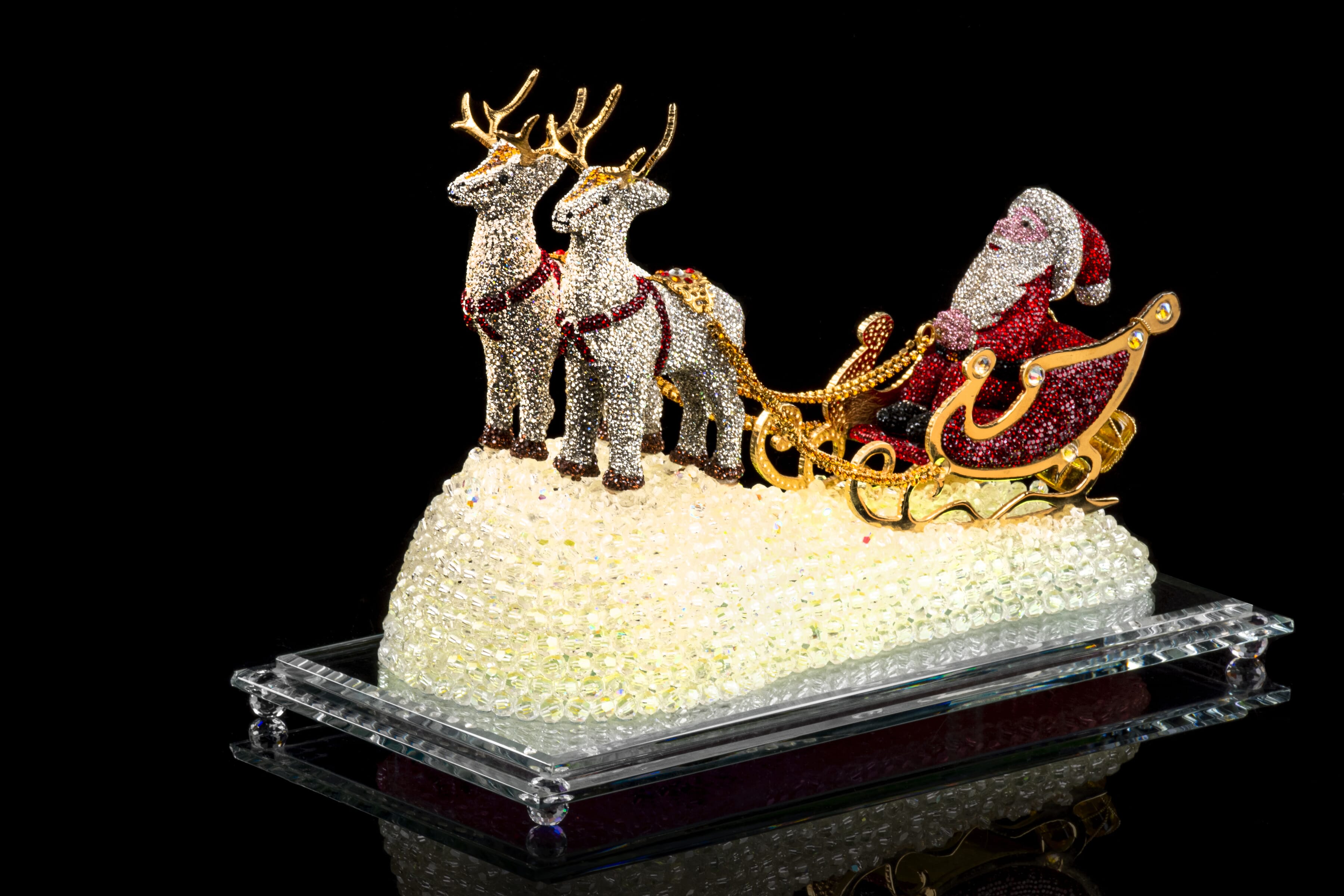 Christmas Car (C.G) with Crystal chatons 190/18