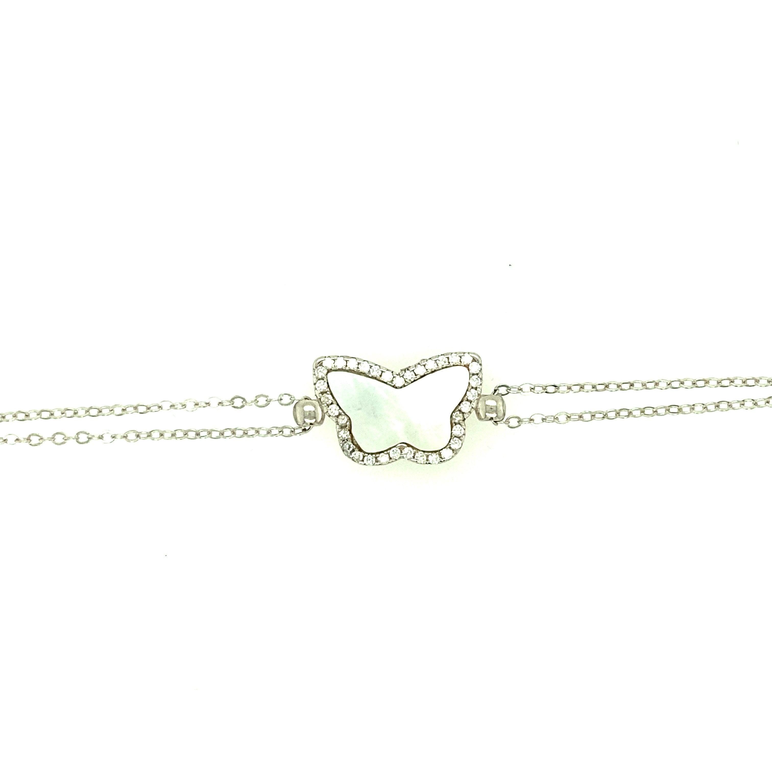 Bracelet B1609 - 925 Sterling Silver - Asfour Crystal