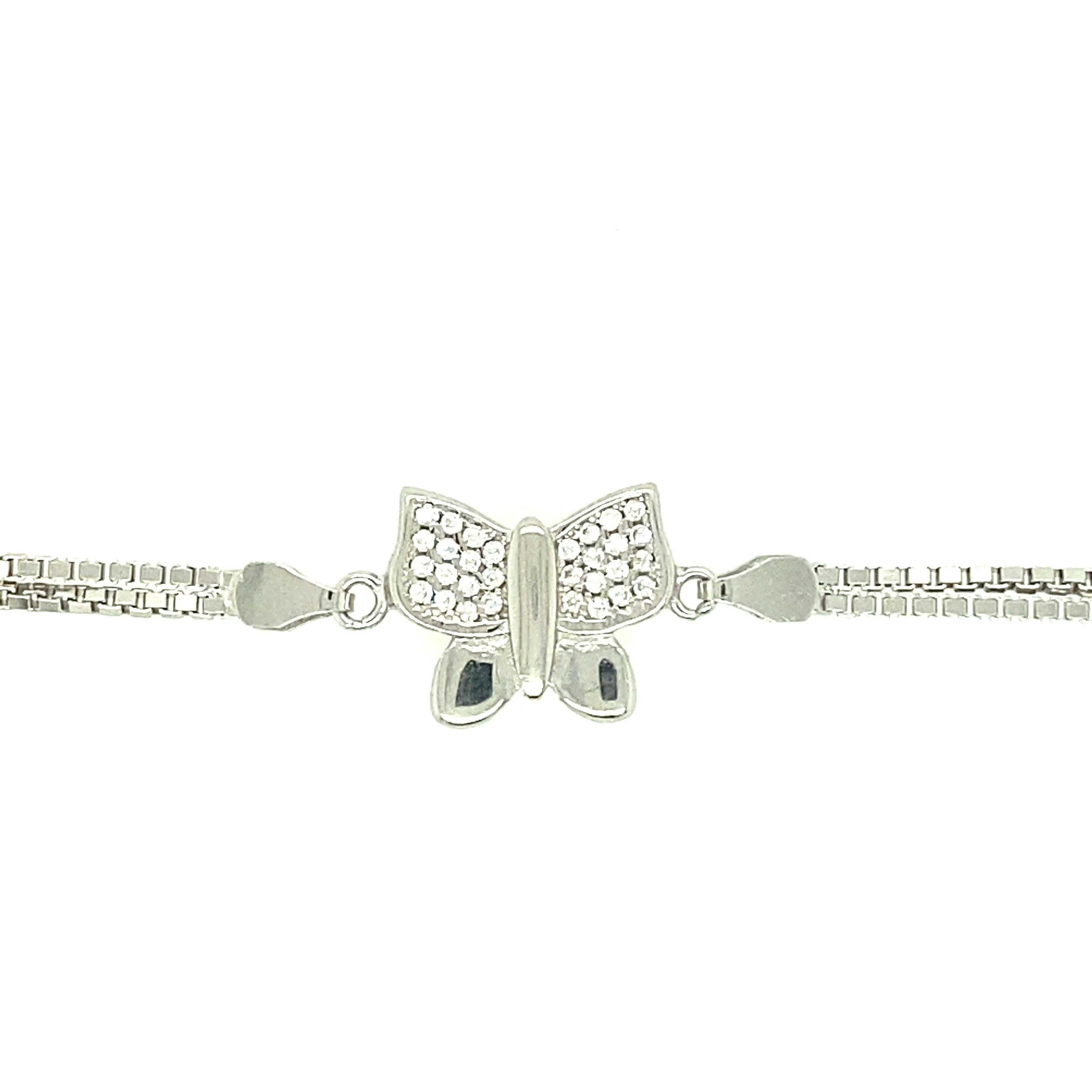 Asfour Crystal Silver Accessories Bracelet B1651 - 925 Sterling Silver