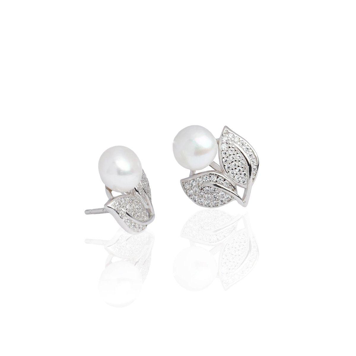 Earring E1027 - 925 Sterling Silver - Pearl