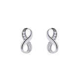 Earring E1268 - 925 Sterling Silver - Asfour Crystal