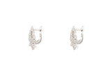 Asfour Clips Earrings With Flower Design