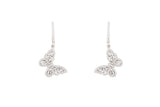 Asfour Drop Earrings With Butterfly Design