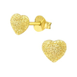 Asfour 925 Sterling Silver Earring, Gold