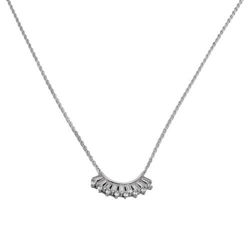 Necklace N1082 - 925 Sterling Silver - quadrant