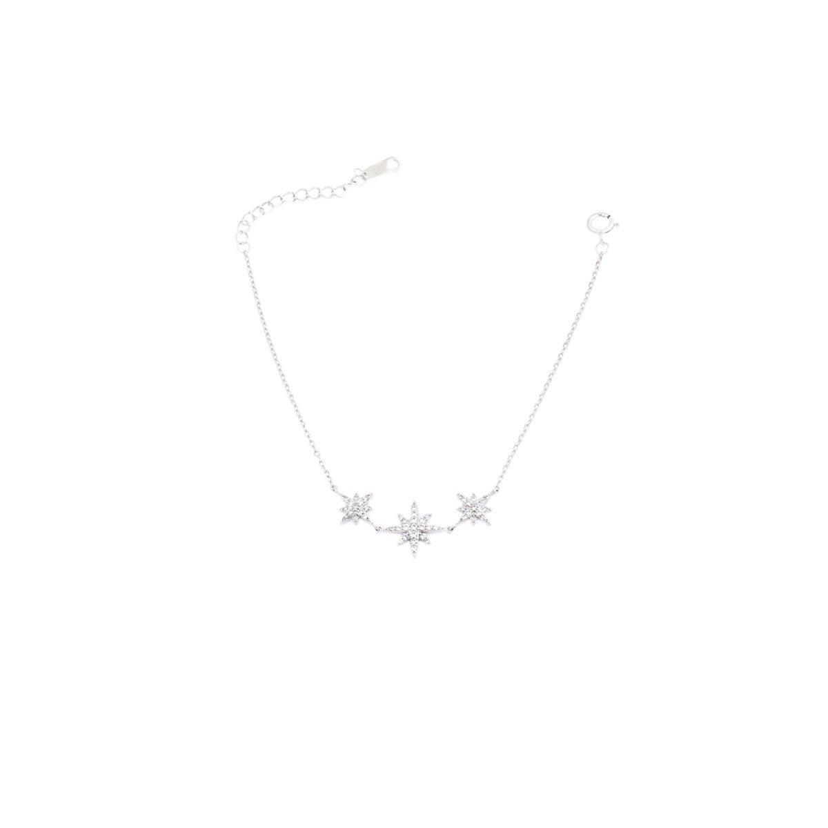 Necklace N1267 - 925 Sterling Silver - Asfour Crystal