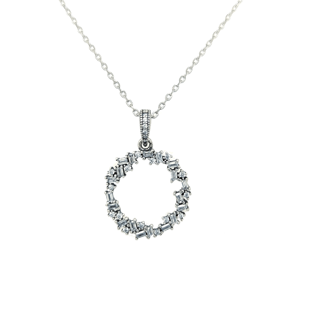 Asfour-Crystal-Sterling-Silver-925-Big-Ring-with-Circular-and-Cubic-Cloves-Necklace-Silver-Oxidaze