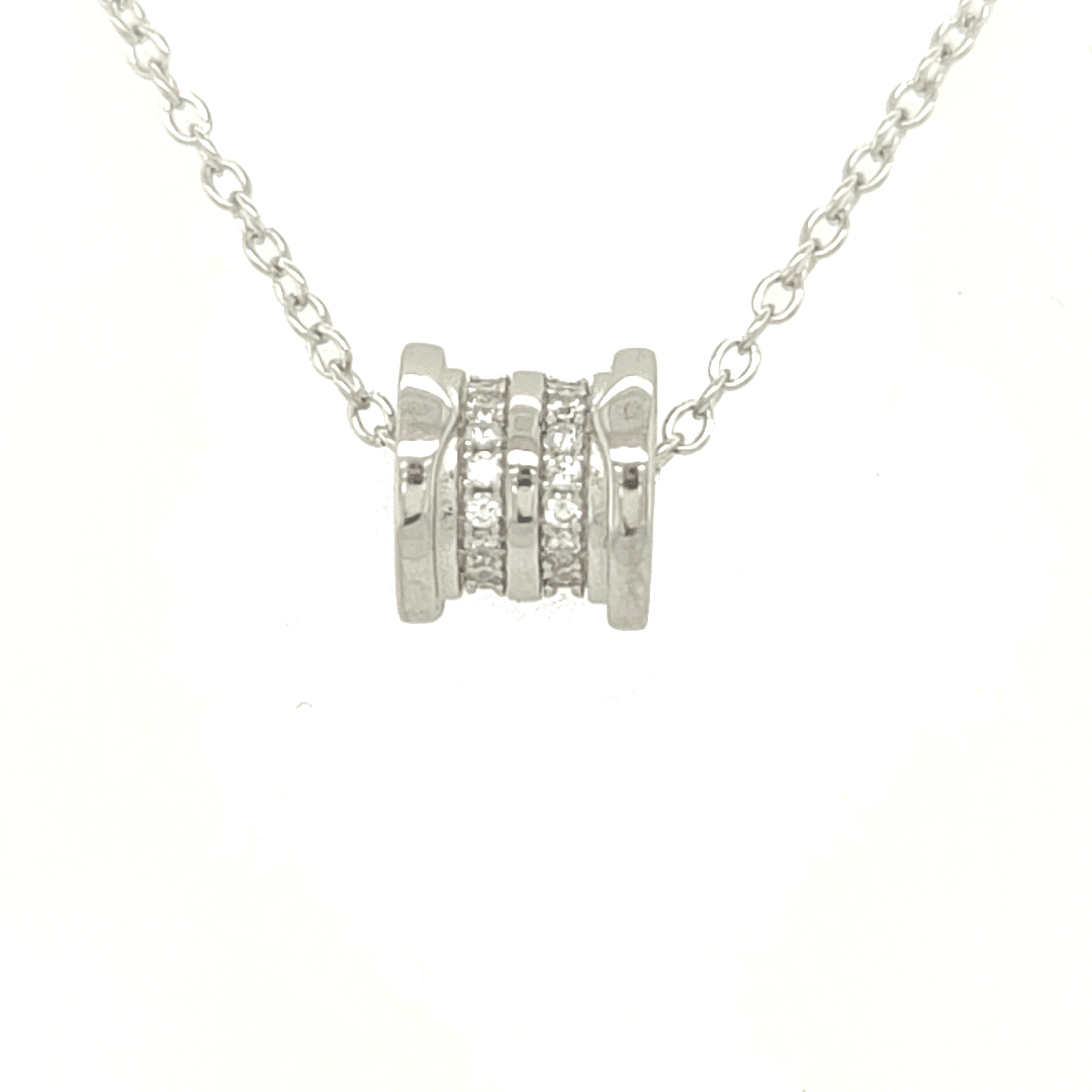 Asfour-Crystal-Sterling-Silver-925-Necklace-N1801