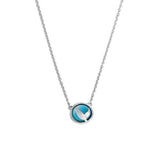 Necklace N3008-A - 925 Sterling Silver - Fish Tail