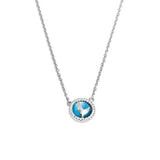 Necklace N3008-B - 925 Sterling Silver - Fish Tail