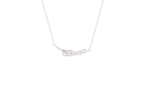 Asfour Sterling Silver Necklace With Branch Design NR0494