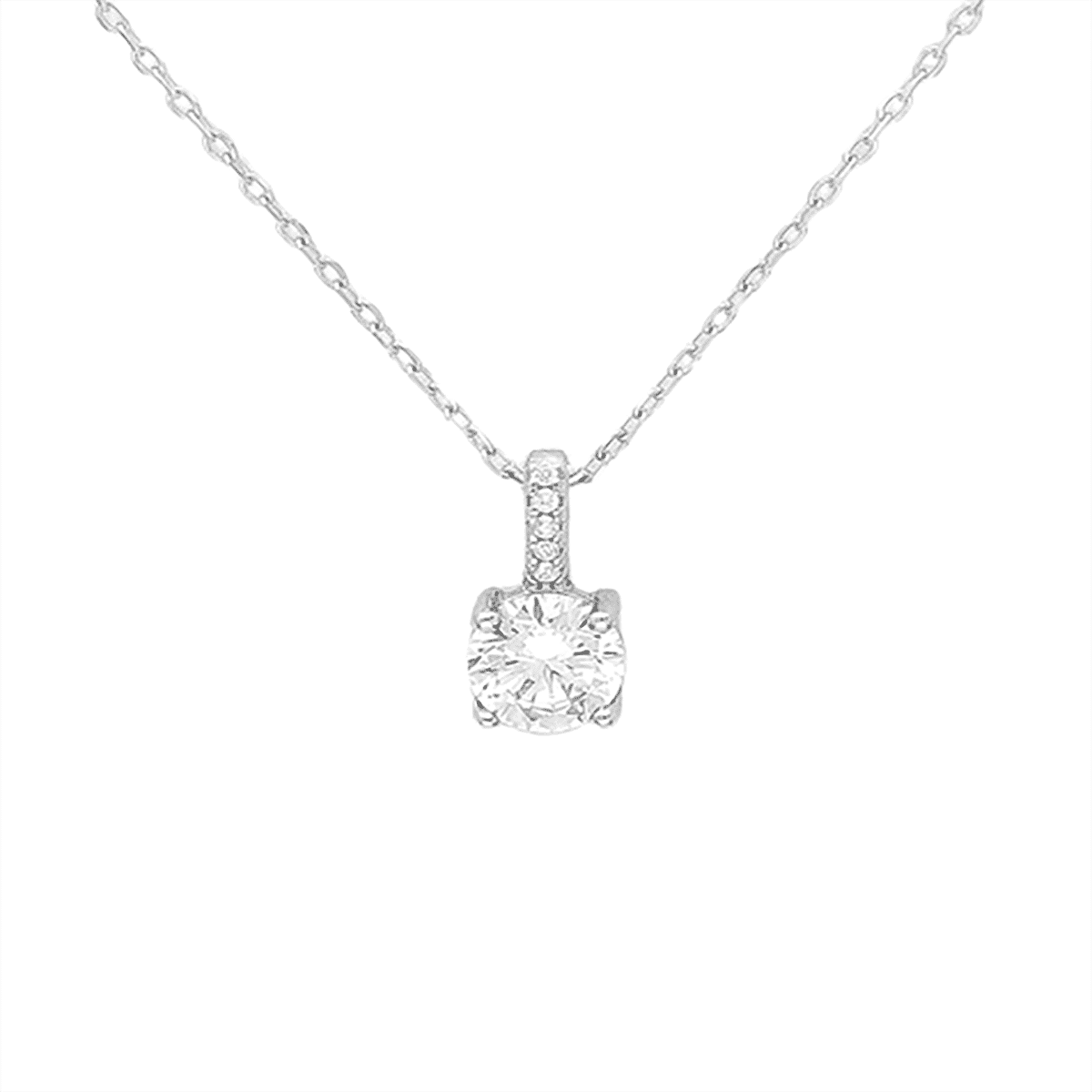 Asfour 925 Sterling Silver Necklace - NT0128