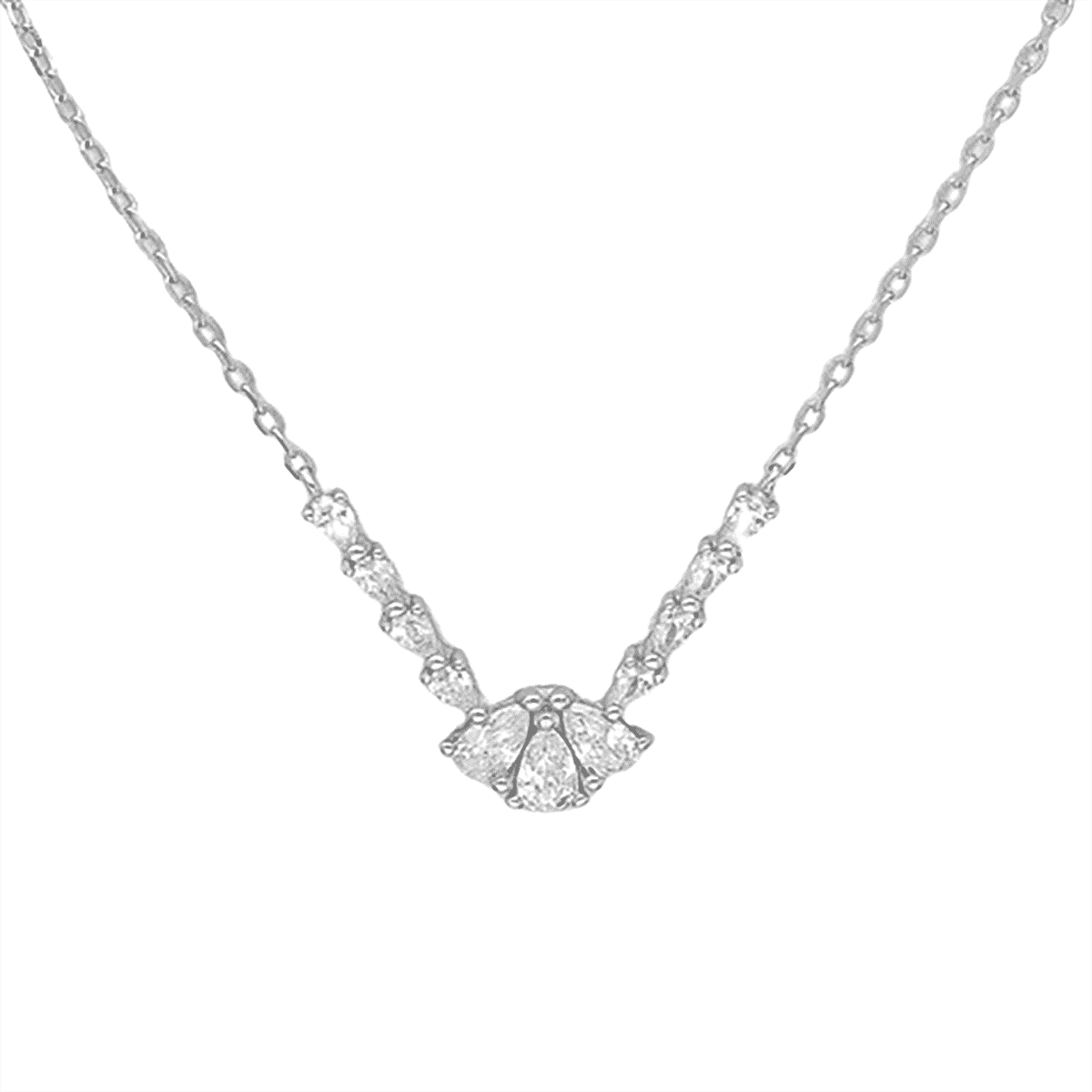 Asfour 925 Sterling Silver Necklace - NT0129