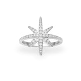 Ring R1261 - 925 Sterling Silver - Asfour Crystal
