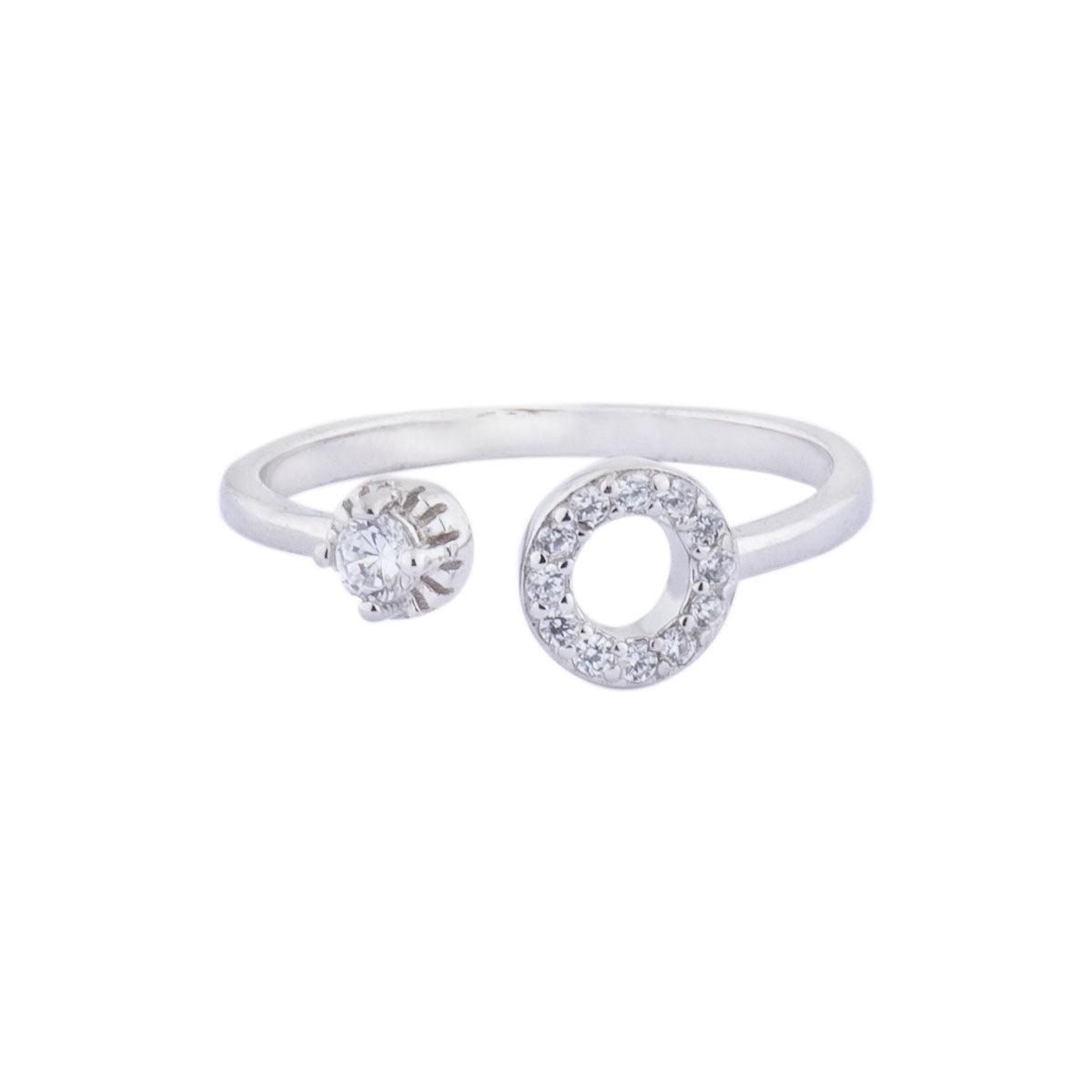 Ring R1265 - 925 Sterling Silver - Asfour Crystal