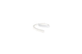 Asfour Cuff Ring With Twisted Design In 925 Sterling Silver RD0024