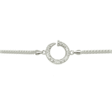 Asfour 925 Sterling Silver Bracelet, Silver