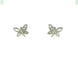Earring e1141 - 925 Sterling Silver - Asfour Crystal