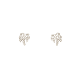 Asfour rounded Zircon Stone Silver 925 Earring - ER0171